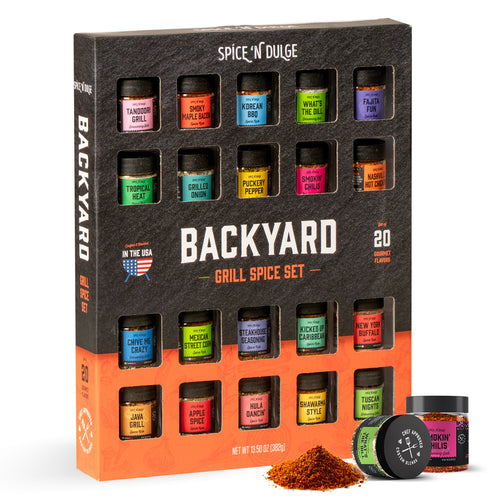 Spice ‘N Dulge Backyard Grill Spice and Seasonings Gift Set